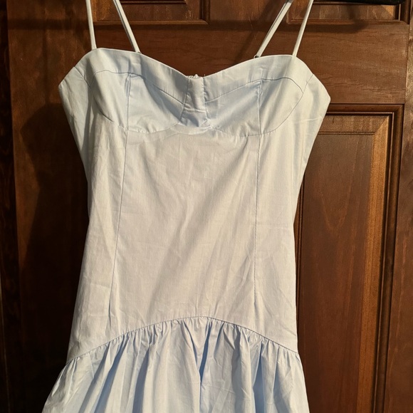 Peppermayo Yvette corset midi dress in blue NWT - Picture 5 of 6